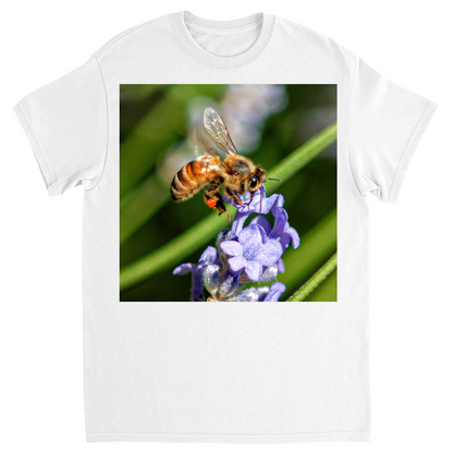 Delicate Job Bee Unisex Adult T-Shirt White Shirts & Tops apparel