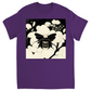 Vintage Japanese Woodcut Bee Unisex Adult T-Shirt Purple Shirts & Tops apparel Vintage Japanese Woodcut Bee
