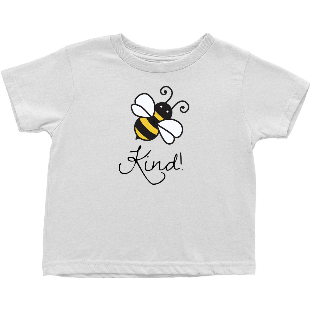 Bee Kind Toddler T-Shirt White Baby & Toddler Tops apparel