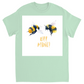 Rustic Bee Mine Unisex Adult T-Shirt Mint Shirts & Tops