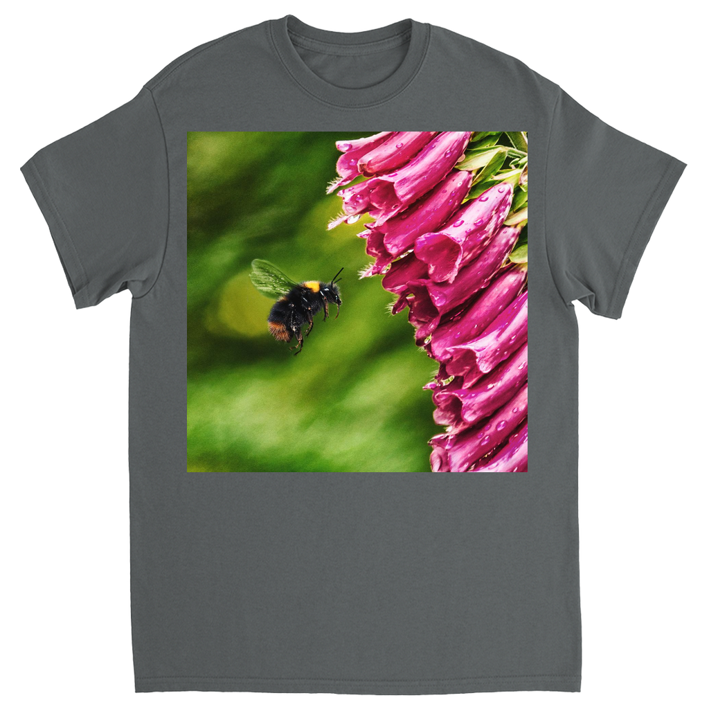 Bees & Bells Unisex Adult T-Shirt Charcoal Shirts & Tops apparel