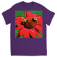 Red Sun Bees T-Shirt Purple Shirts & Tops apparel Red Sun Bees