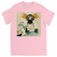 Vintage Japanese Paper Flying Bee Unisex Adult T-Shirt Light Pink Shirts & Tops apparel Vintage Japanese Paper Flying Bee