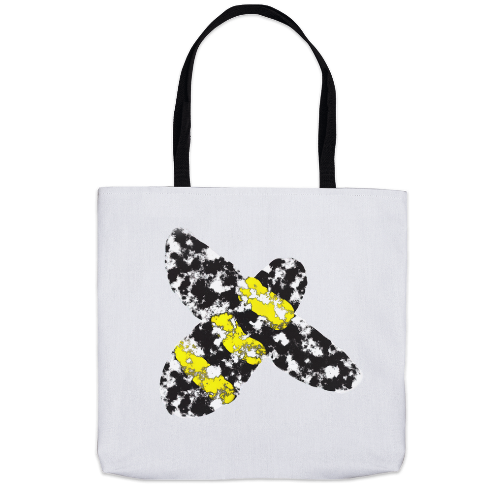 Graphic Bee Tote Bag 18x18 inch Shopping Totes bee tote bag gift for bee lover original art tote bag zero waste bag