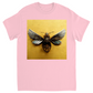 Vintage Metal Bee Unisex Adult T-Shirt Light Pink Shirts & Tops apparel Steampunk Jewelry Bee