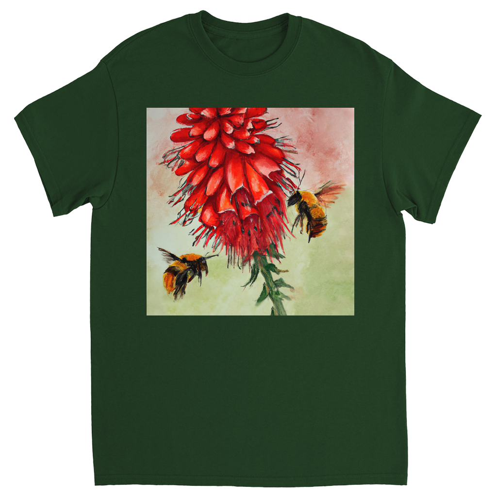 Sharing the Love Unisex Adult T-Shirt Forest Green Shirts & Tops apparel Sharing the Love