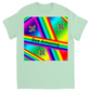 Bee Amazing Rainbow Unisex Adult T-Shirt Mint Shirts & Tops apparel