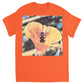 Painted Here's Looking at You Bee Unisex Adult T-Shirt Orange Shirts & Tops