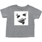 Ink Wash Bumble Bees Toddler T-Shirt Heather Grey Baby & Toddler Tops apparel Ink Wash Bumble Bees