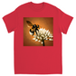 White Flower Welcoming Unisex Adult T-Shirt Red Shirts & Tops apparel White Flower Welcoming