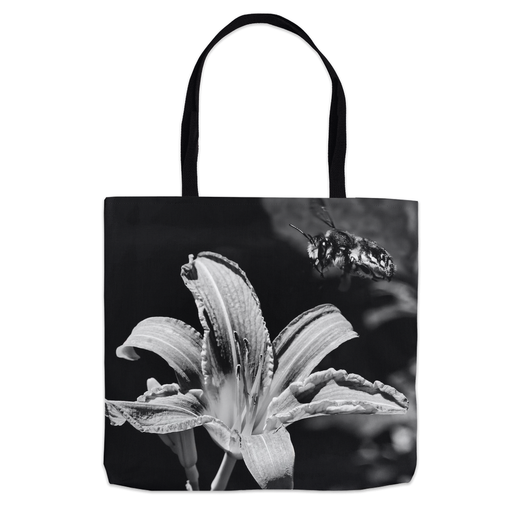 BW Crush Bee Tote Bag 16x16 inch Shopping Totes bee tote bag gift for bee lover gifts original art tote bag totes zero waste bag