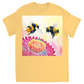 Cheerful Bees Unisex Adult T-Shirt Yellow Haze Shirts & Tops apparel