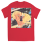 Painted Here's Looking at You Bee Unisex Adult T-Shirt Red Shirts & Tops