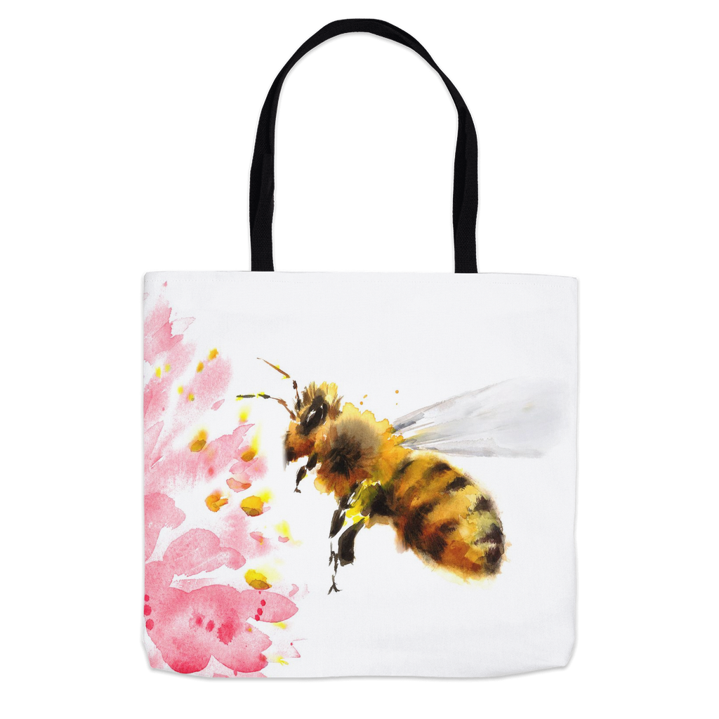 Rustic Bee Gathering Tote Bag 16x16 inch Shopping Totes bee tote bag gift for bee lover gifts original art tote bag totes zero waste bag