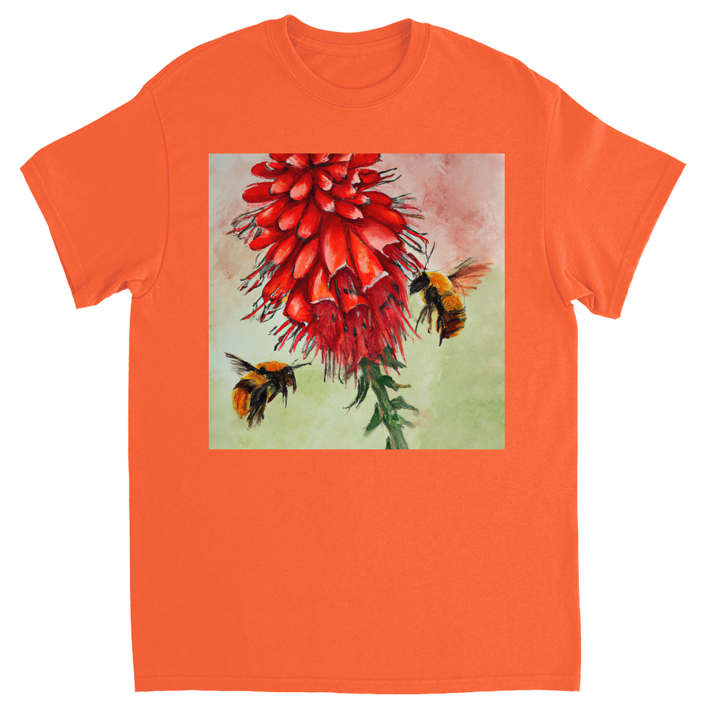 Sharing the Love Unisex Adult T-Shirt Orange Shirts & Tops apparel Sharing the Love