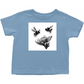 Ink Wash Bumble Bees Toddler T-Shirt Light Blue Baby & Toddler Tops apparel Ink Wash Bumble Bees