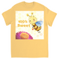 Pastel 100% Sweet Unisex Adult T-Shirt Yellow Haze Shirts & Tops apparel