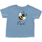 Bee Nice Toddler T-Shirt Light Blue Baby & Toddler Tops apparel
