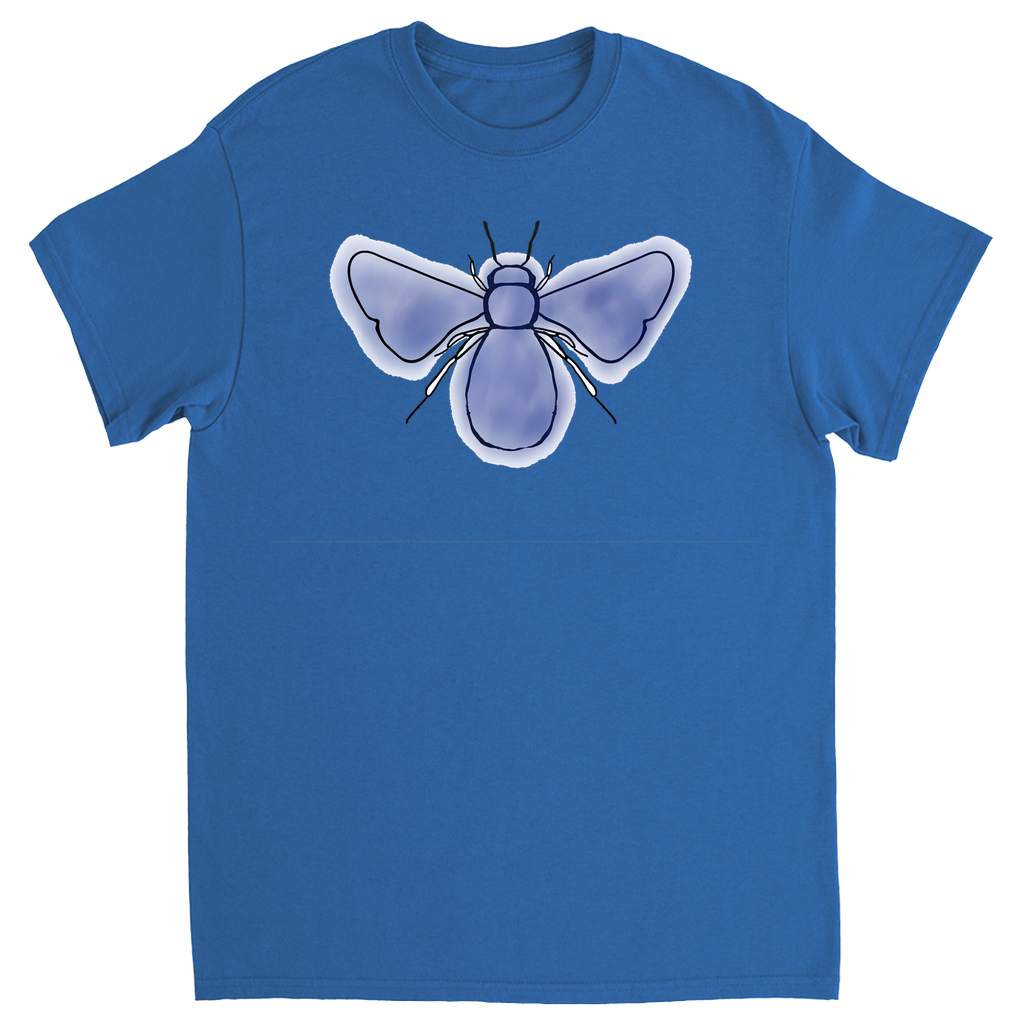 Blue Bee Unisex Adult T-Shirt Royal Shirts & Tops apparel
