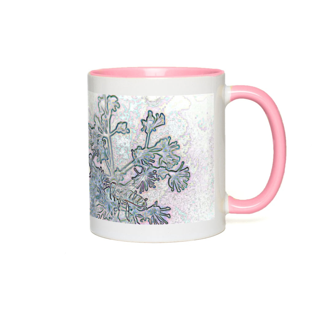 Fairy Tale Bee in Purple Accent Mug 11 oz White with Pink Accents Coffee & Tea Cups gifts