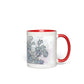 Fairy Tale Bee in Purple Accent Mug 11 oz White with Red Accents Coffee & Tea Cups gifts