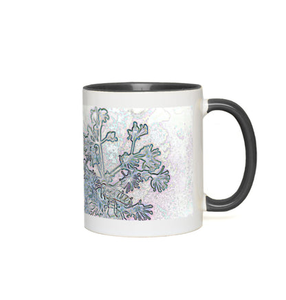 Fairy Tale Bee in Purple Accent Mug 11 oz White with Black Accents Coffee & Tea Cups gifts